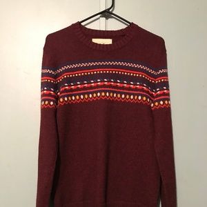 Men's Red Hollister Sweater Small